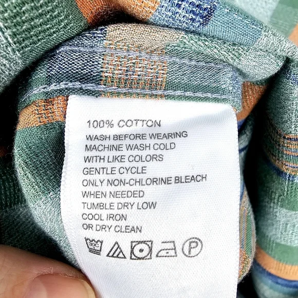 Tommy Bahama Indio Coast Plaid Button Front Shirt - Picture 8 of 9